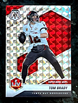 2021 Panini Mosaic Tom Brady Mosaic Silver Prizm Super Bowl MVP's Buccaneers 285
