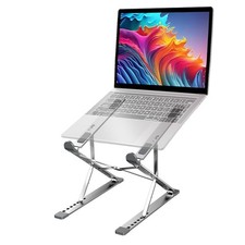 Adjustable Laptop Stand for Desk Portable Notebook Stand Aluminum Computer Ho...