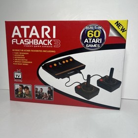 Atari Flashback 3 Retro Console Boxed 60 Built-In Games 2 Controllers Tested