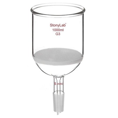 stonylab Buchner Filtering Funnel, Borosilicate Glass Buchner Filtration Funn...