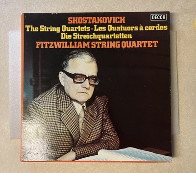 RARE Shostakovich Fitzwilliam String Quartet 7LP BOX, NM- W/Booklet UK DECCA