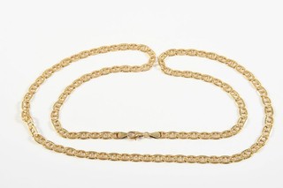 O72M06 Gold 585 14kt Curb Chain