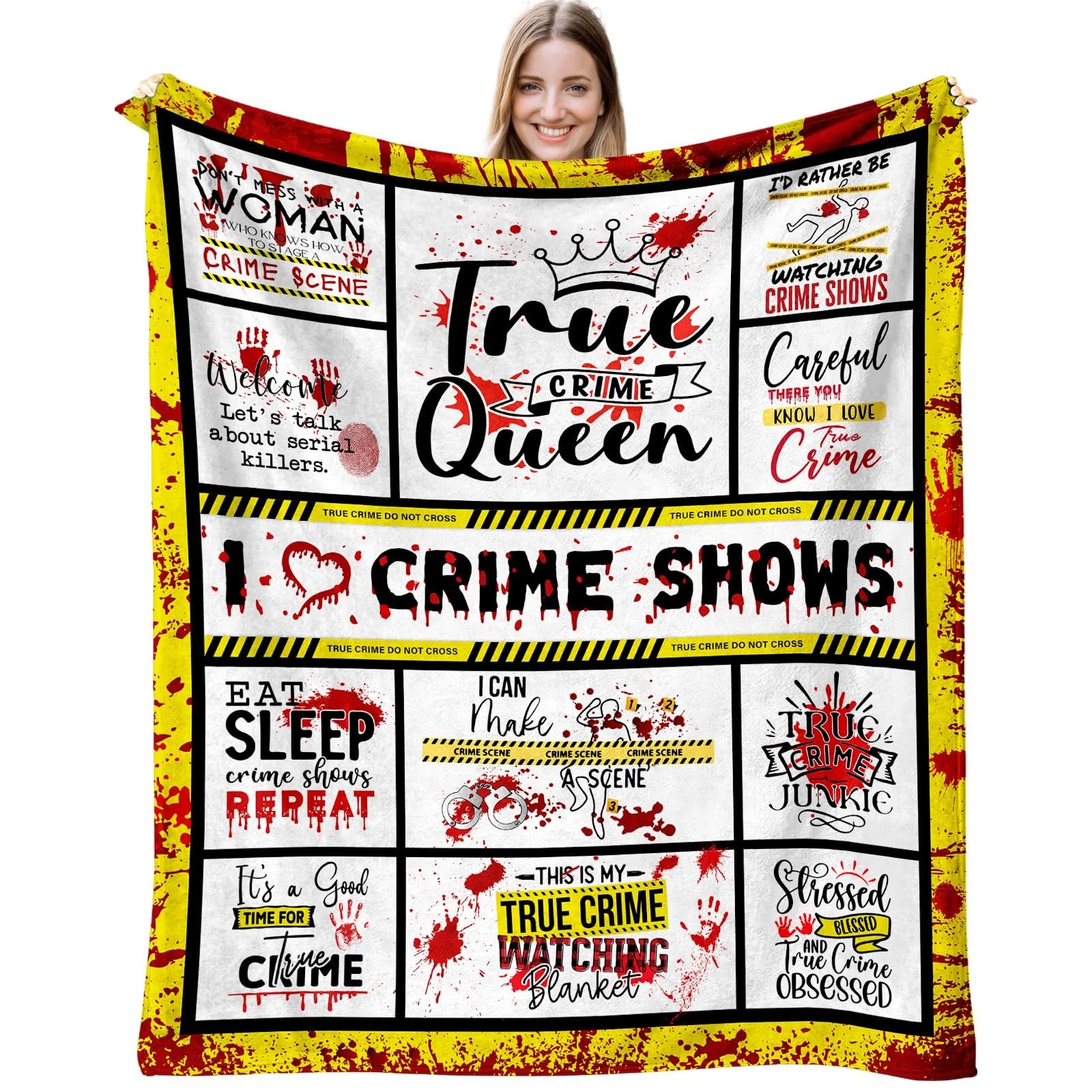 Christmas True Crime Gifts, True Crime Lover Gifts for Women Junkie Merch, Xm...