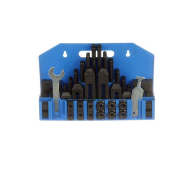 58-Piece T-Slot Clamping Kit for 5/8'' Size, 1/2-13 Stud Compatibility