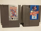 Ice Hockey & Blades of Steel Nintendo NES Games Cartridges Tested