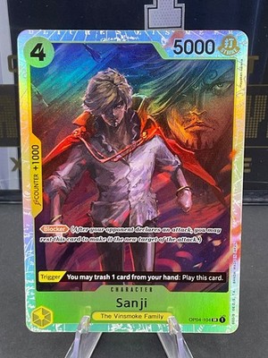 Sanji OP04-104 (SR) Foil Kingdoms of Intrigue English One Piece CCG