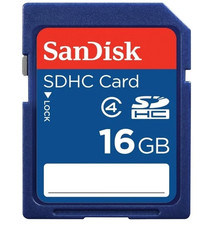 10 Pack SanDisk 16GB Class 4 SDHC Memory Card - SDSDB-016G-B35
