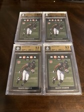 2008 Topps Chrome Matt Forte Rookie Cards, 1 Refractor, 3 Base All BGS 9.5 GEM