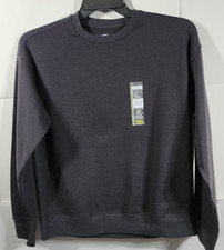 Athletic Works Boy's XL 14-16 Husky Sweatshirt Black Long Sleeve NEW