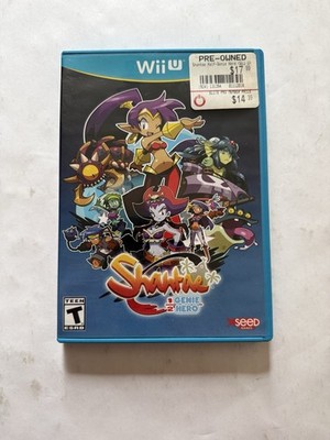 Shantae: Half-Genie Hero Nintendo Wii U COMPLETE Disc + Case + Manual