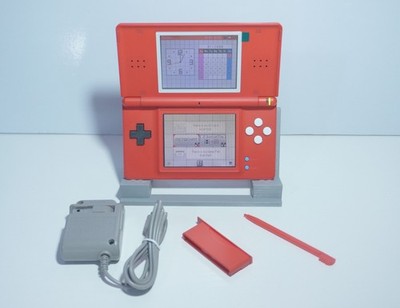 Nintendo DS Lite Pokemon Pokedex Red Handheld System with Charger