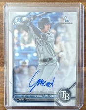 2022 Bowman Chrome Draft Autograph Curtis Mead card!! 