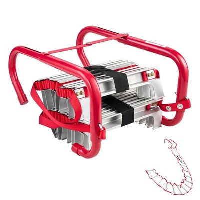 Uimoso Fire Escape Ladder 2-Story 13FT Retractable Emergency Safety Fire Ladder