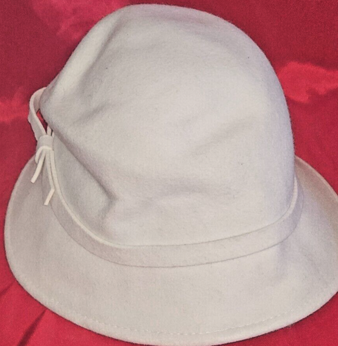 LAURA ASHLEY 100% WOOL HAT RED MAROON PLUS ONE OTHER BOTH 1920S STYLE - Picture 17 of 17