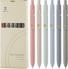 Gel Pens, 0.5mm Fine Point, Quick-Dry Black Ink for Office  School