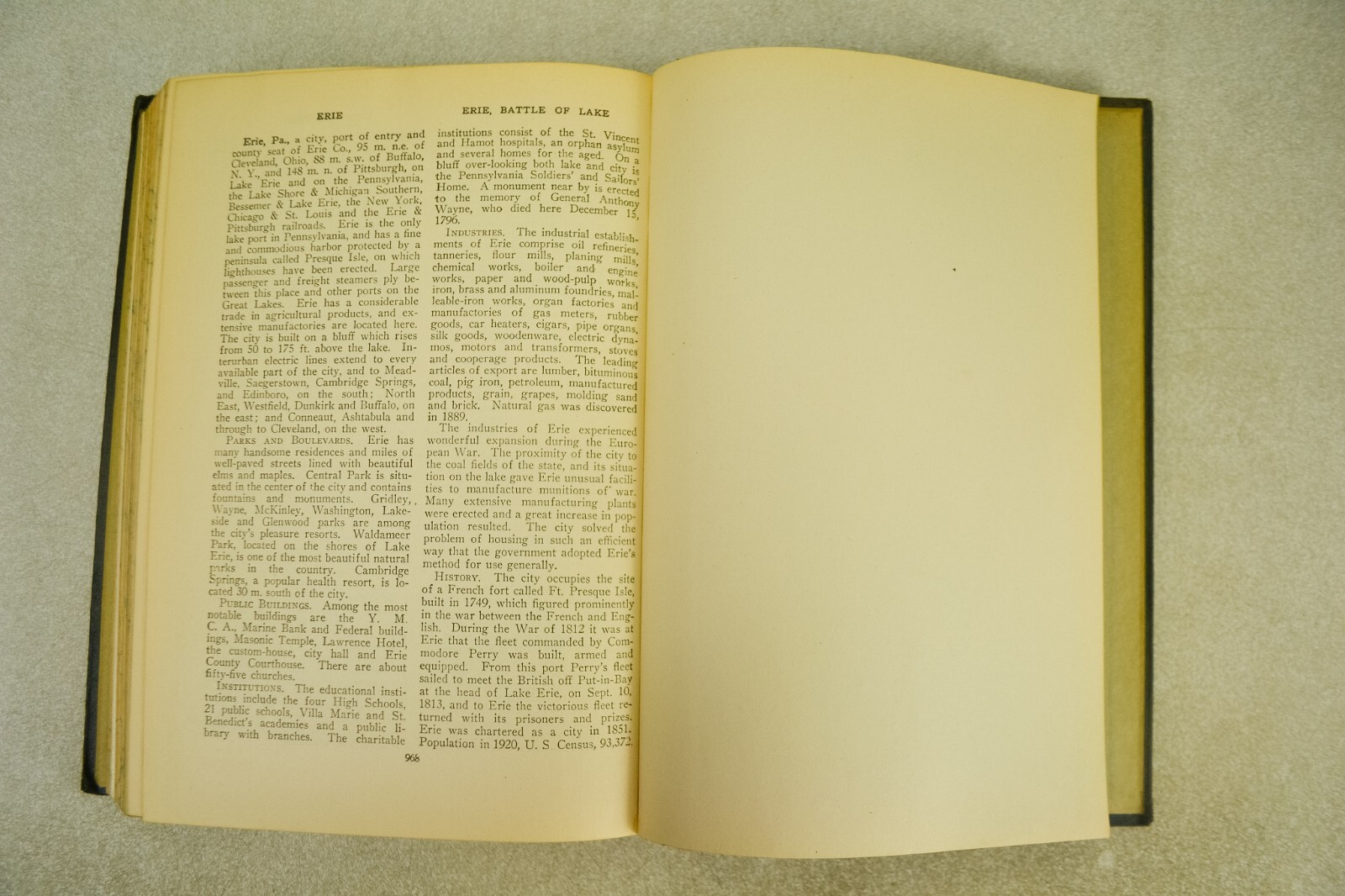 Vintage The Source Book Encyclopedia, 1924, Vol 2 Candy to Erie, Pgs