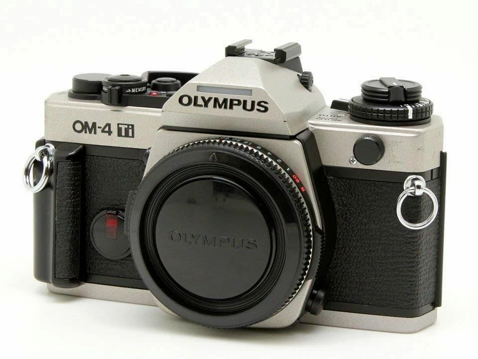 Olympus OM-4 Ti 35mm MF SLR Film Camera Body Titanium Excellent from Japan F/S