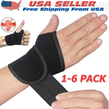 Wrist Hand Brace Support Carpal Tunnel Sprain Arthritis Gym Splint  Left / Right