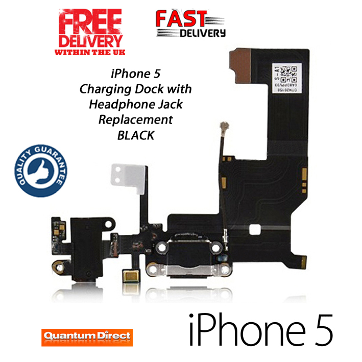 iPhone Replacement Charging Dock Port Assembly Headphone Jack