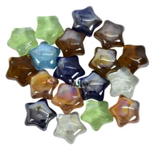 Marbles Glass Star Shape Stone Pebbles For Home Decoration and Aquarium & Garden