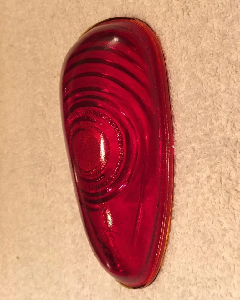New 1939 Plymouth P7 P8 Deluxe Roadking Glass Tail Light Lens - Image 2 of 4