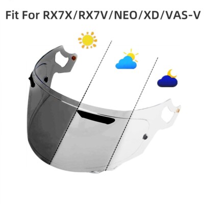 Photochromic Visor Lens Fit For ARAI RX7X CORSAIR-X RX7V NEO XD VAS-V Helmet
