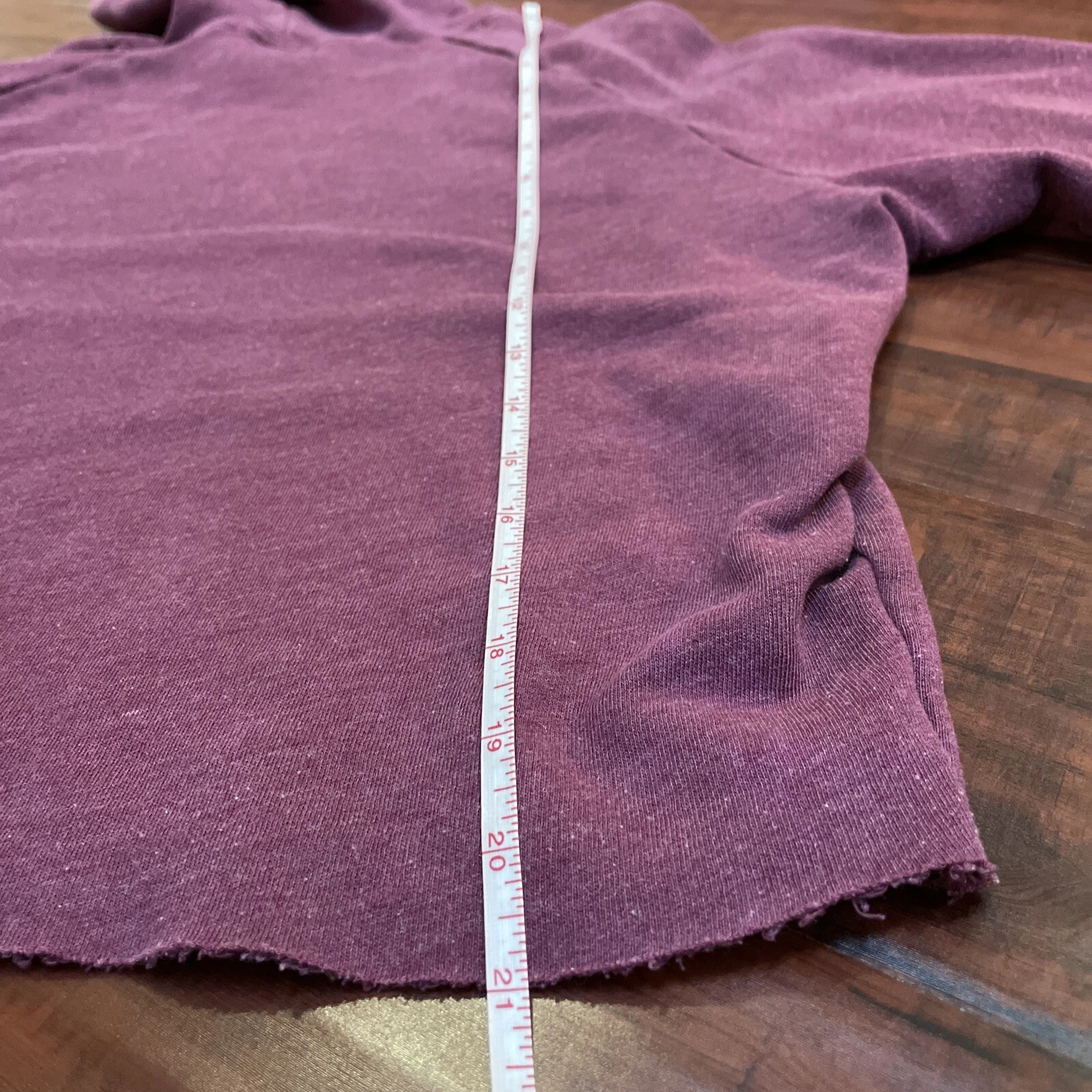 UNDERCOVER Felpa con cappuccio maglione cropped manica lunga ROSA marrone Victoria's Secret taglia M