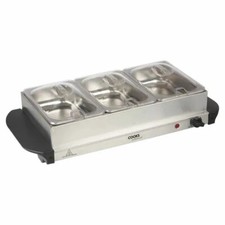 Cooks Professional 3–Section Buffet Warming Tray