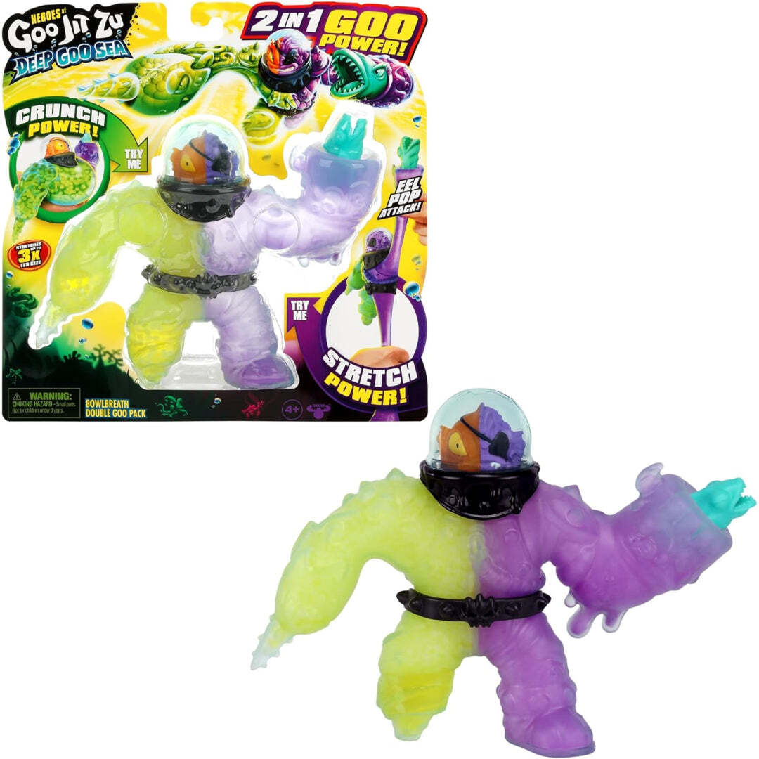 Heroes Of Goo Jit Zu Squishy Figura Pacco Doppio Bowlbreath
