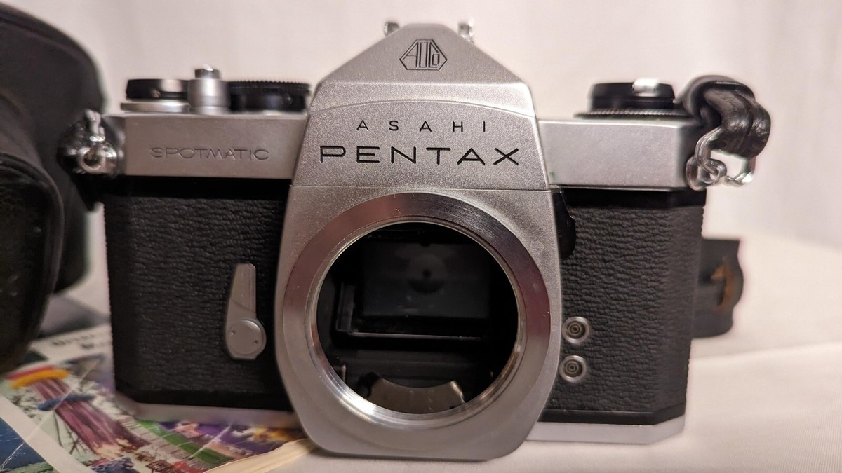 Asahi Pentax Spotmatic SP SLR Film Camera Silver Body Only Japan