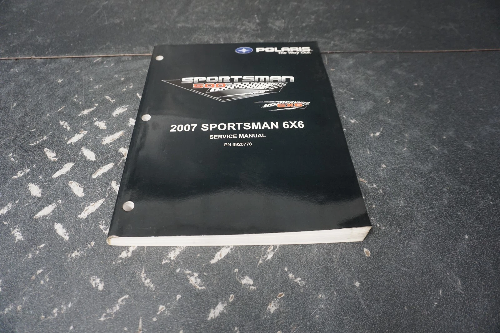 Polaris ATV 4-Wheeler OEM 2007 Sportsman 6x6 Service Manual 9920778