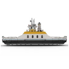 ZITIANYOUBUILD Medium sized Car Ferry with Loading Ramps Building Toys 2839