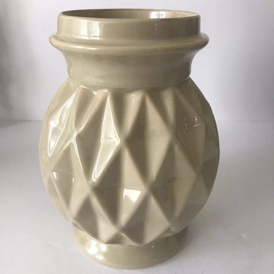 洋基蜡烛大柱状烛台陶瓷钻石刻面装饰 — 第 2/4 张图片