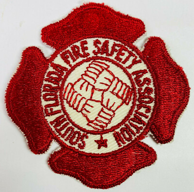 South Florida Fire Safety Association Florida FL 3'' Patch A9A