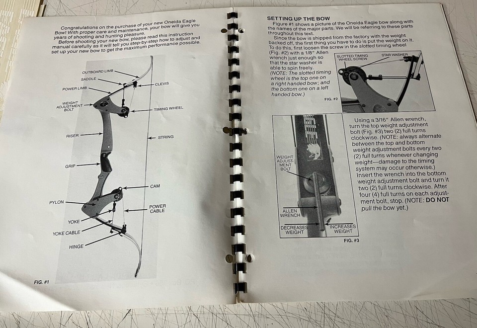 1980’s Oneida Eagle Archery dealer Instruction Manual eBay