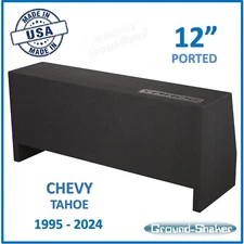 Chevy Tahoe 1995 - 2024 12" Dual Ported Sub Box Subwoofer Enclosure