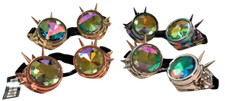 Kaleidoscope Steampunk Goggles. Halloween Festival Costume Glasses. NWT.