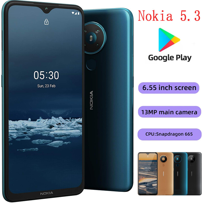 NOKIA 5.3 3GB/64GB【simフリー】 Nokia 5.3 64GB+4GB Dual SIM 4G Unlocked Android Global Smartphone