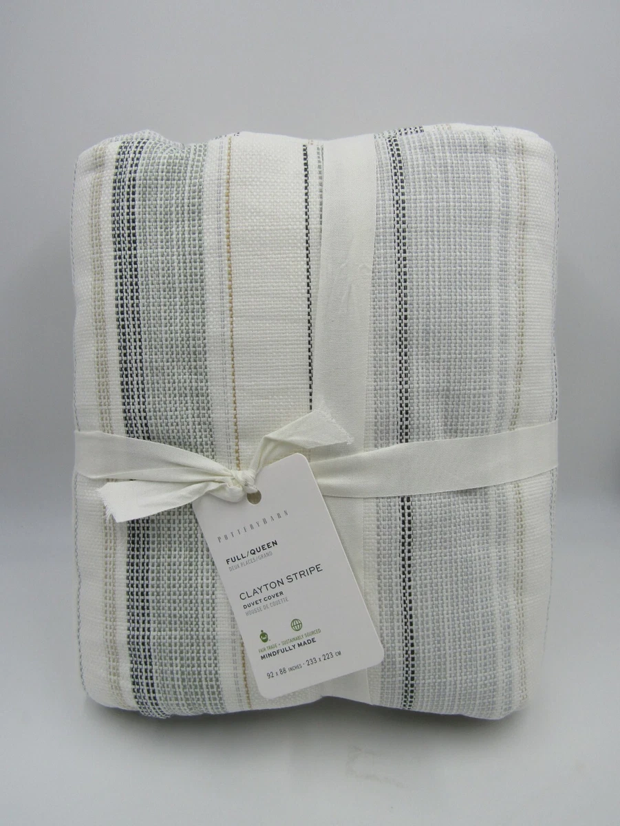 Pottery barn clayton duvet deals