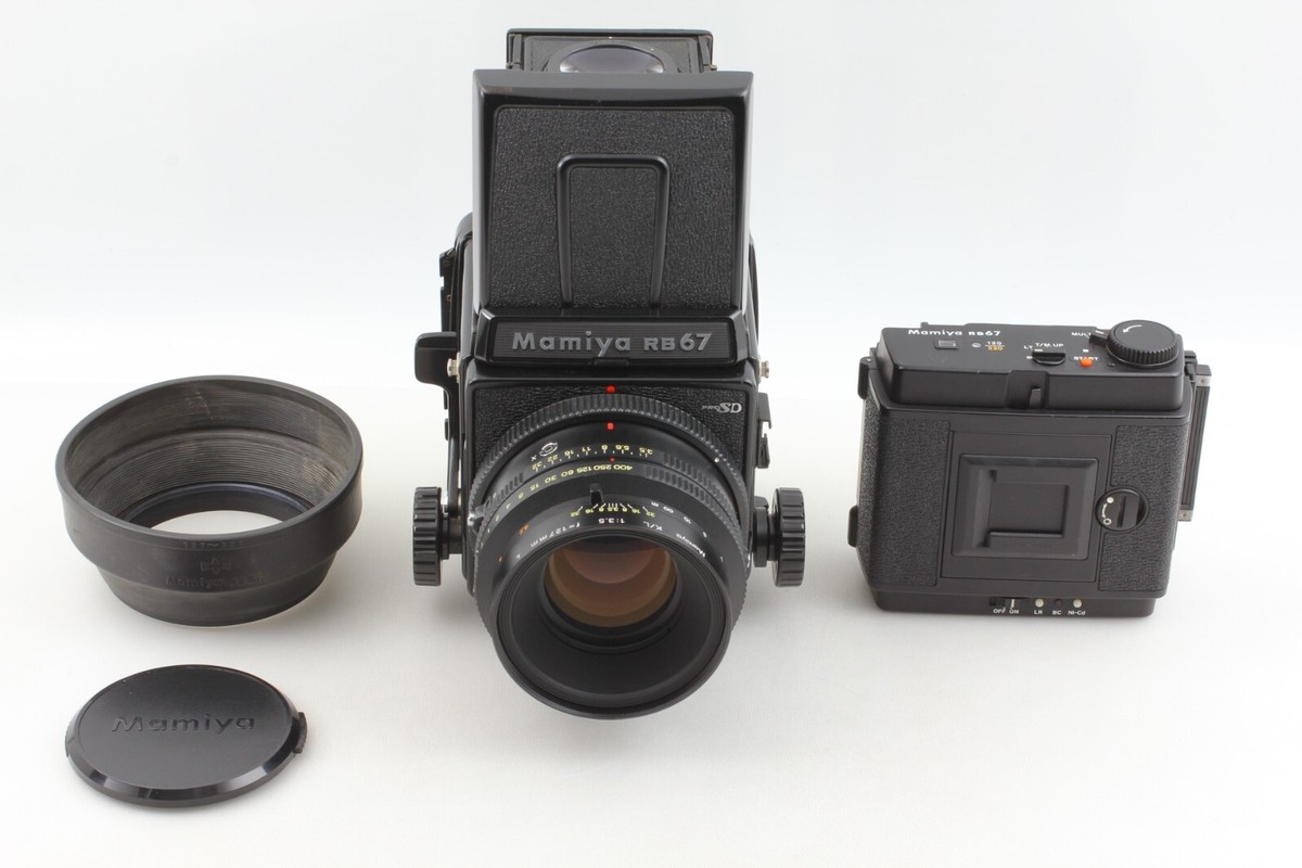 MINT+】 Mamiya RB67 Pro SD w/ KL 127mm f3.5 Lens 6x8 120 220