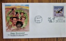 AUSTRALIA & USA BALD EAGLE & KOALA BEAR 1988 FLEETWOOD  CACHET FDC