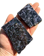 Indigo Gabbro Slab, Mystic Merlinite, Natural Indigo Gabbro from Madagascar