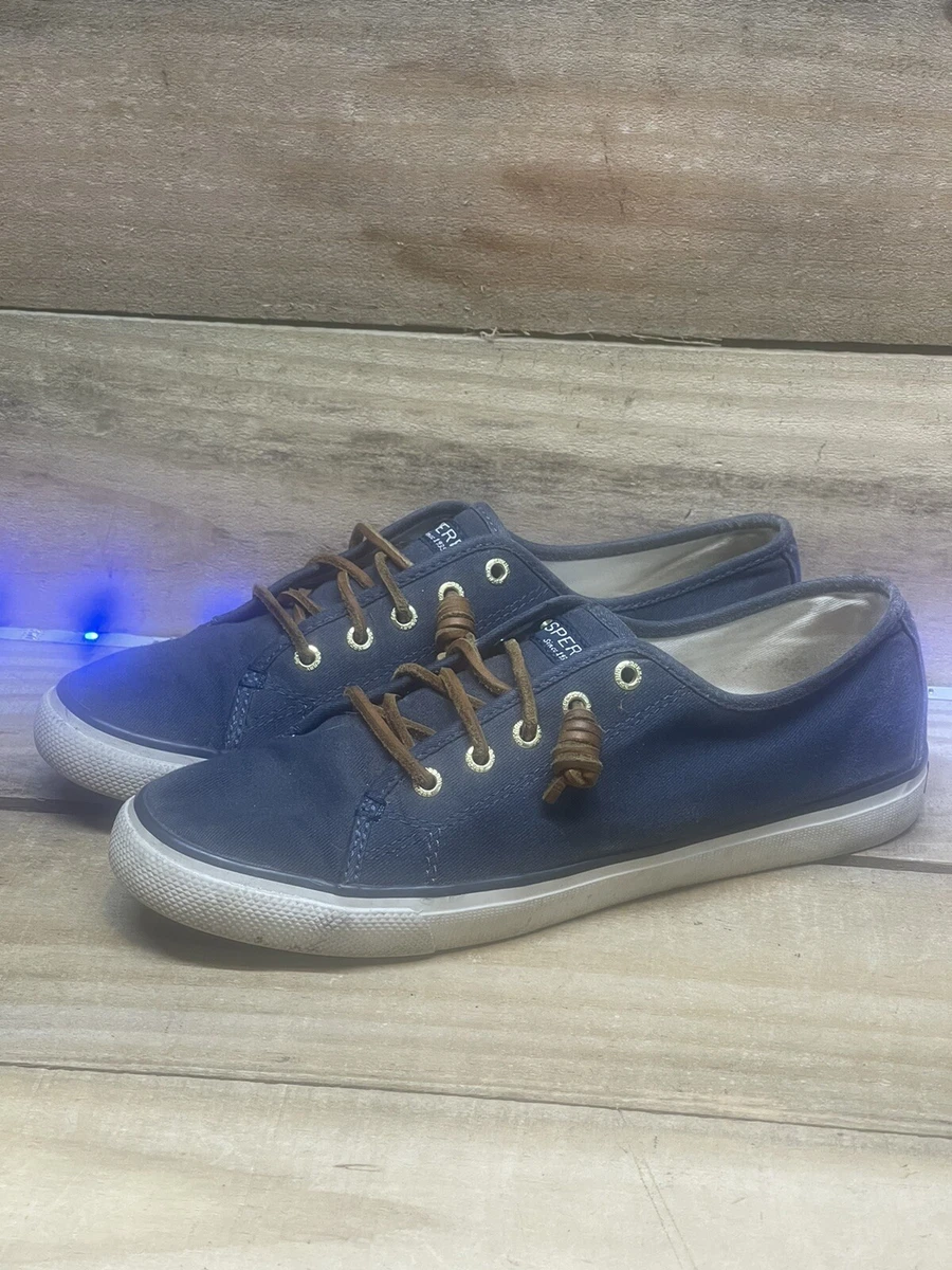 Sperry seacoast canvas sneaker navy deals
