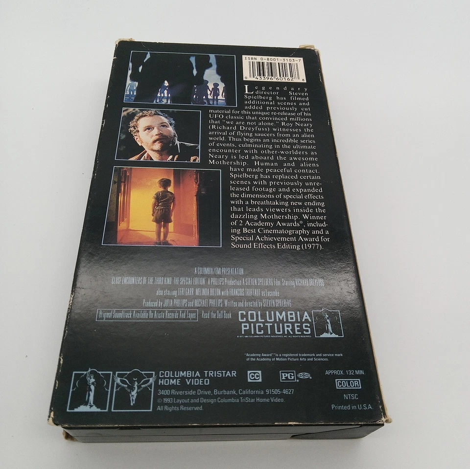 Close Encounters Of The Third Kind Special Edition VHS 1993 Steven Speilberg - Image 2 of 3