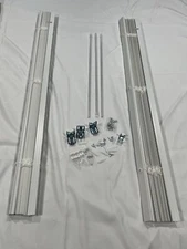 (2 Pack) CHICOLOGY Blinds for Windows Mini Blinds, Door Blinds- White