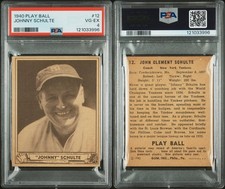 1940 Play Ball Baseball Cards 58