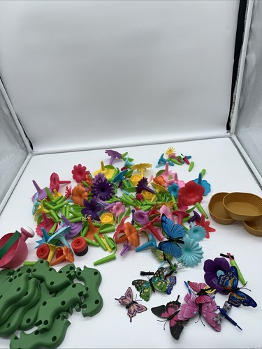 Flower Garden Building Toys Educational Stacking Playset Montessori STEM 190 Pcs