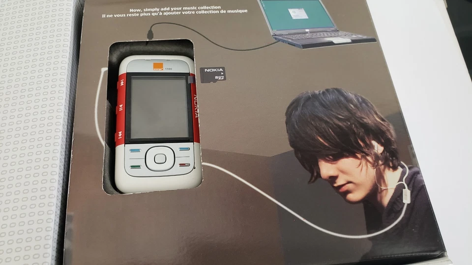 Nokia 5300 XpressMusic (Orange) Mobile Phone Red - Image 4 of 4