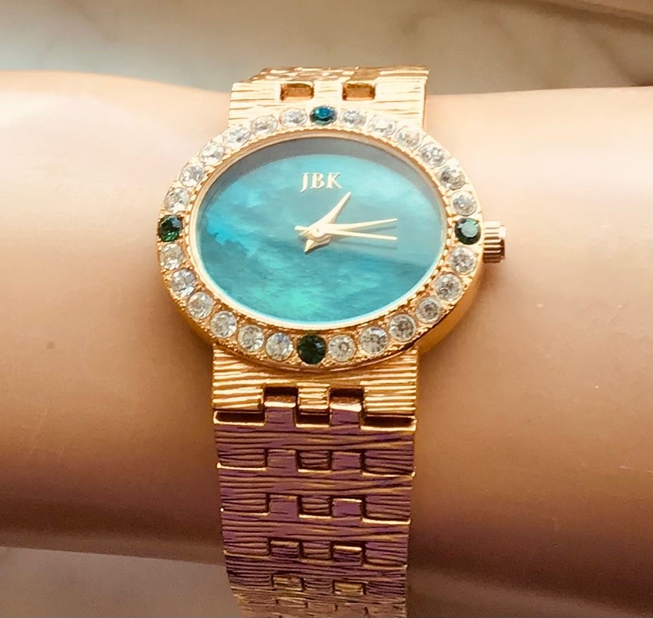 Camrose & Kross Jacqueline Jackie Kennedy JBK Wrist Watch working. New battery.