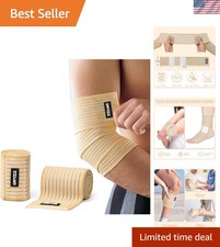 Adjustable Calf Compression Bandage Support Knee Wraps Elastic Sports Knee Ba...